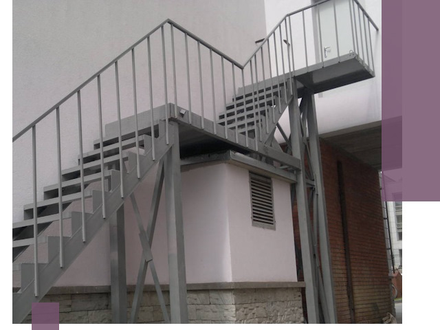 Монтаж пожарных лестниц под ключ в Георгиевске с гарантией качества