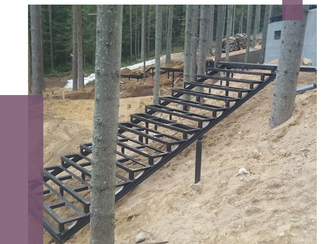 Монтаж металлических лестниц в Георгиевске от 13657 руб. 