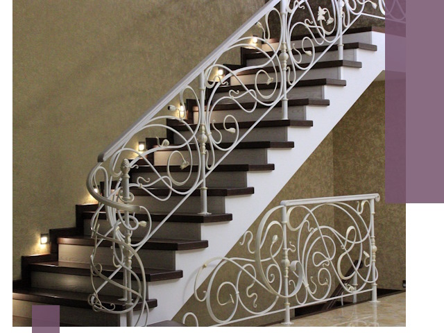 Кованые лестницы под ключ в Георгиевске — изготовление и монтаж