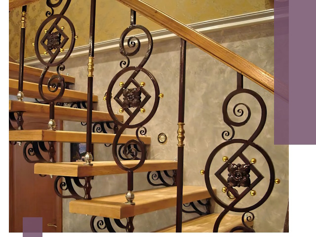 Изготовление кованых лестниц под ключ в Георгиевске