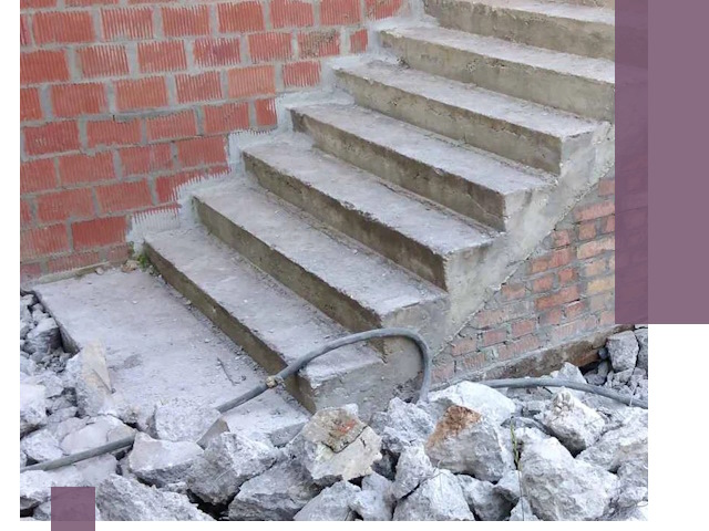Демонтаж бетонных лестниц в Георгиевске: быстро и безопасно