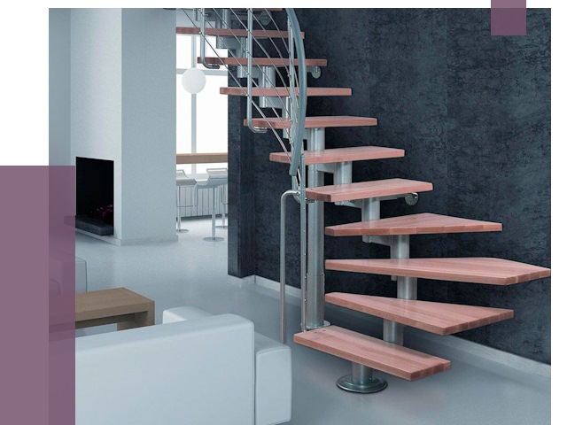 Модульные лестницы в Георгиевске от 17007 руб. — купить в ПРОЛЁТ-Грг