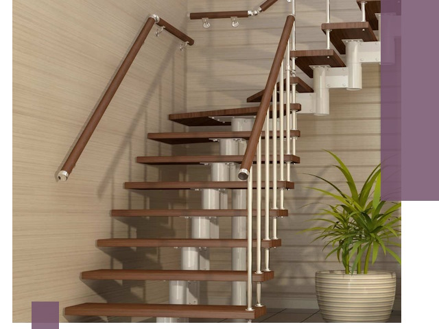 Изготовление модульных лестниц под ключ в Георгиевске