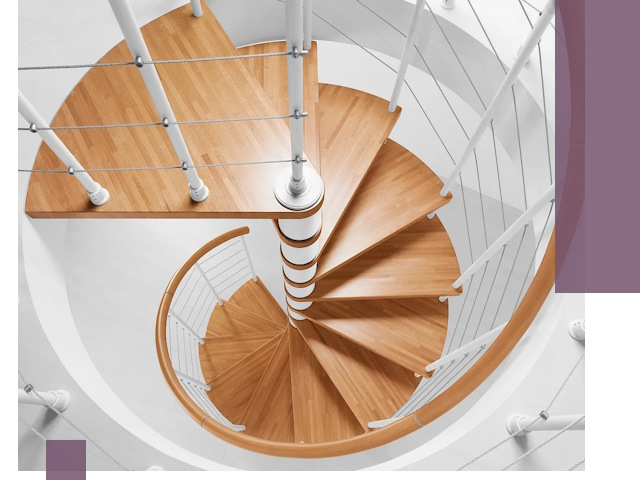 Изготовление винтовых лестниц под ключ в Георгиевске