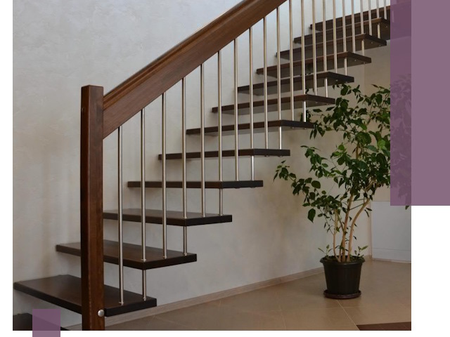 Лестницы на больцах под ключ в Георгиевске – изготовление и монтаж