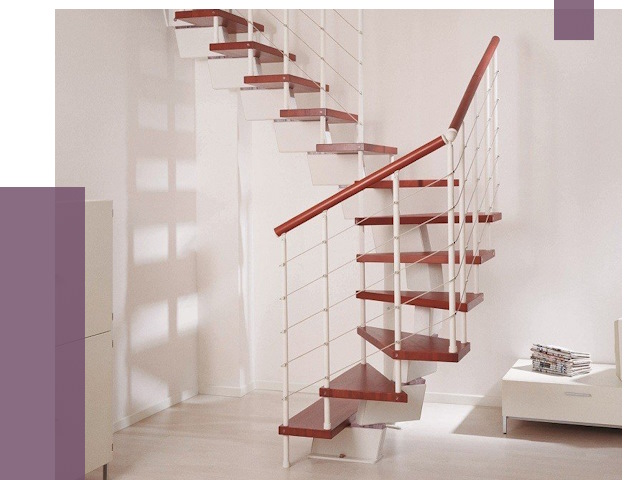 Изготовление лестниц на больцах в Георгиевске от 9792 руб. | ПРОЛЁТ-Грг
