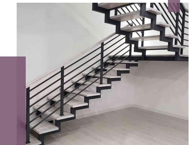 Лестницы на металлокаркасе под ключ в Георгиевске от 12884 руб. | ПРОЛЁТ-Грг