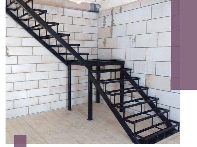 Лестницы на металлокаркасе под ключ в Георгиевске — изготовление и монтаж