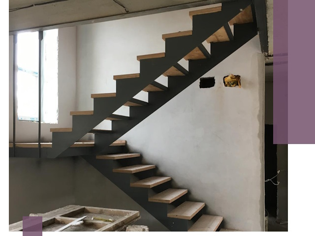 Изготовление лестниц на металлокаркасе в Георгиевске от производителя