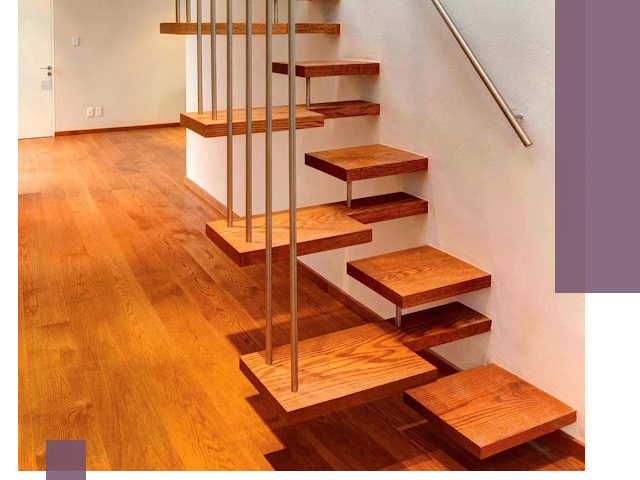 Лестницы «гусиный шаг» на заказ в Георгиевске для узких пространств