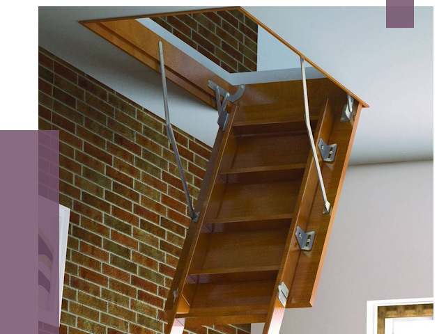 Установка чердачной лестницы в Георгиевске от 7885 руб. | ПРОЛЁТ-Грг