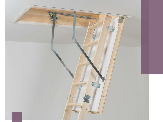 Установка чердачной лестницы под ключ в Георгиевске