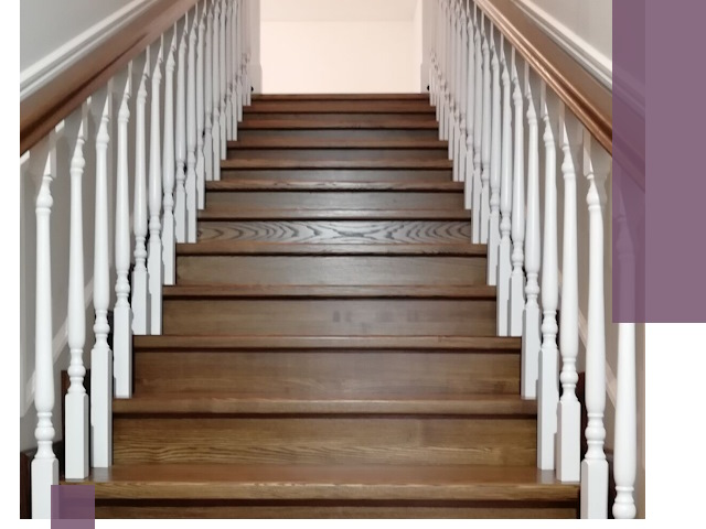 Лестницы из ясеня на заказ в Георгиевске — изготовление и монтаж