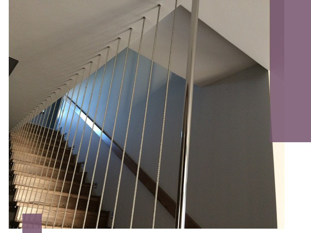 Тросовые перила под ключ в Георгиевске — производство и монтаж