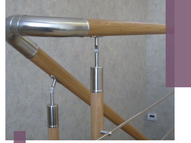 Комбинированные перила на заказ в Георгиевске — монтаж и производство