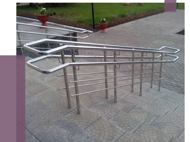 Перила для инвалидов в Георгиевске от 7648 руб. под ключ | ПРОЛЁТ-Грг