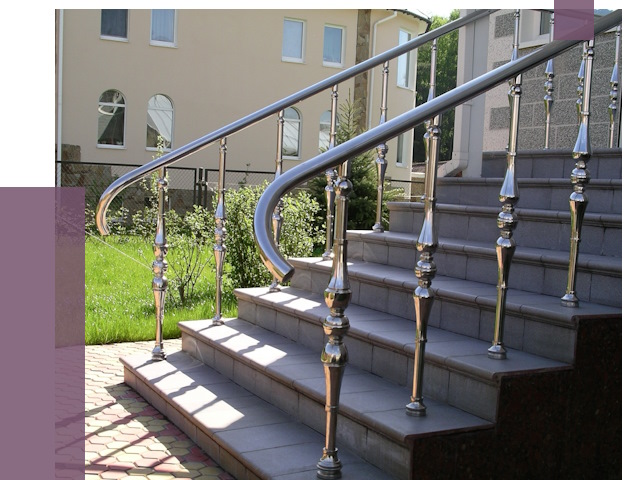 Перила для крыльца в Георгиевске от 10822 руб. — монтаж ПРОЛЁТ-Грг