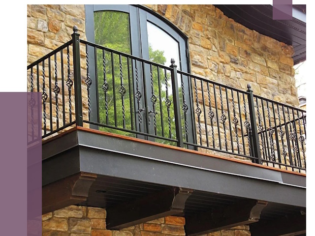 Балконные ограждения в Георгиевске от 8091 руб. — купить | ПРОЛЁТ-Грг