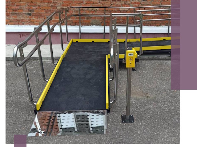 Изготовление наклонных пандусов для инвалидов в Георгиевске