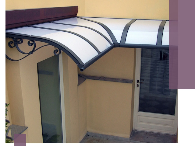 Монтаж козырьков любой сложности в Георгиевске под ключ