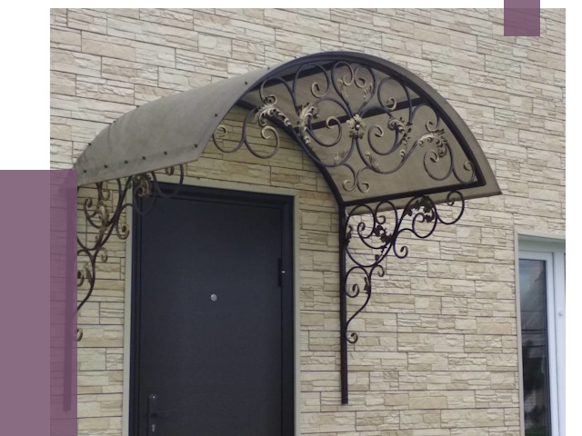 Ремонт козырьков в Георгиевске от 7473 руб.  | ПРОЛЁТ-Грг