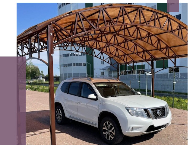 Недорогие навесы в Георгиевске от 43289 руб.  | ПРОЛЁТ-Грг