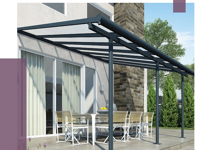 Навесы пристенные в Георгиевске от 9173 руб. — монтаж и установка | ПРОЛЁТ-Грг