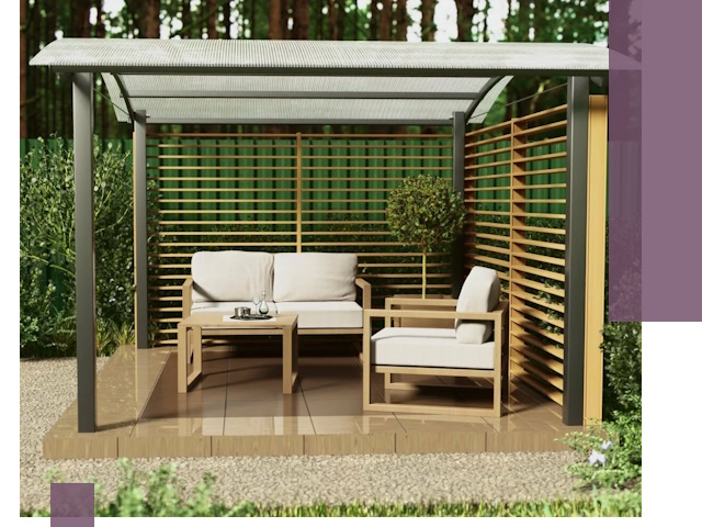 Навесы для дачи в Георгиевске: изготовление, монтаж и демонтаж