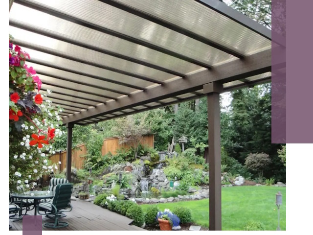 Навесы из поликарбоната под ключ в Георгиевске быстро и надёжно