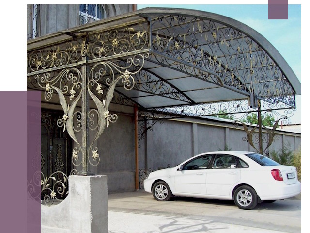 Кованые навесы в Георгиевске от 14687 руб. | ПРОЛЁТ-Грг