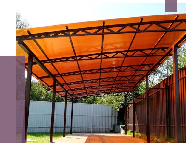 Односкатные навесы под ключ в Георгиевске от 13244 руб. 