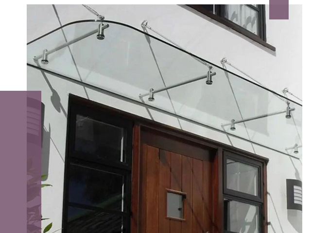 Стеклянные козырьки в Георгиевске от 19068 руб. | ПРОЛЁТ-Грг