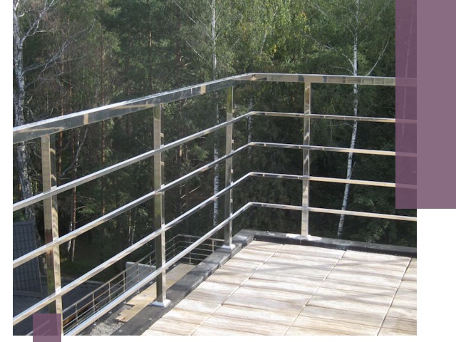 Парапеты из нержавеющей стали в Георгиевске — изготовление и монтаж