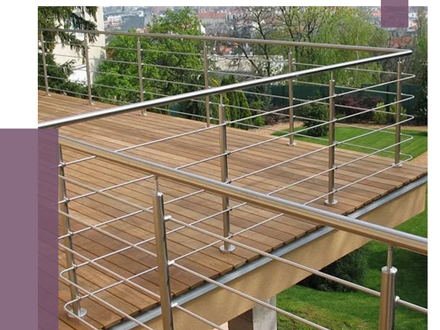 Алюминиевые парапеты в Георгиевске под ключ от 7833 руб. 