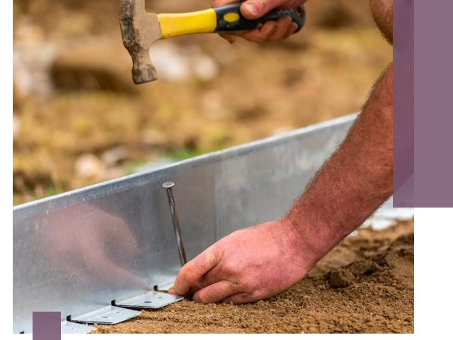 Монтаж металлических бордюров в Георгиевске быстро и качественно