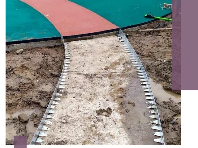 Металлические бордюры для дорожек в Георгиевске — монтаж и изготовление