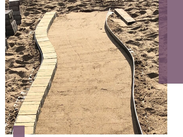 Металлические бордюры для тротуаров в Георгиевске — прочные и долговечные