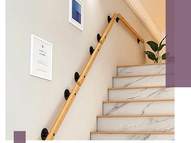 Поручни металлические и деревянные под ключ в Георгиевске