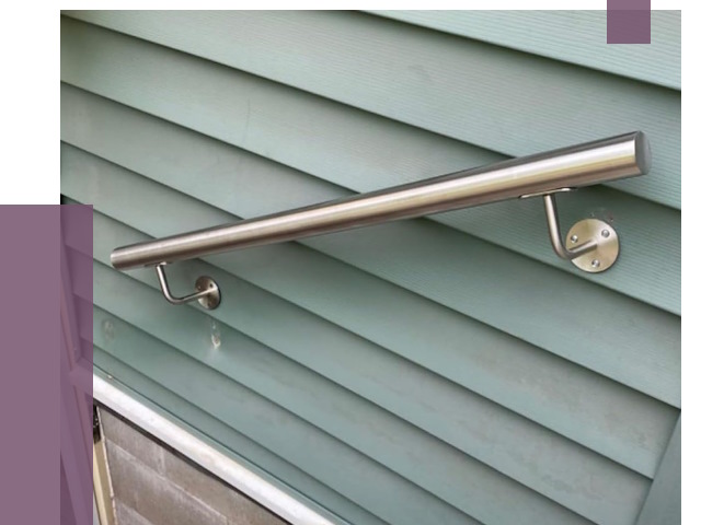 Поручни из нержавеющей стали в Георгиевске от 7730 руб.  | ПРОЛЁТ-Грг